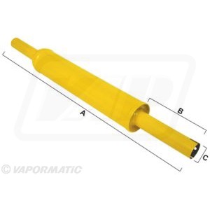 YELLOW EXHAUST 2 Tłumik pionowy David  990 