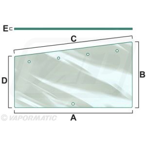 1328550C1 Prawa szyba z boku Case  