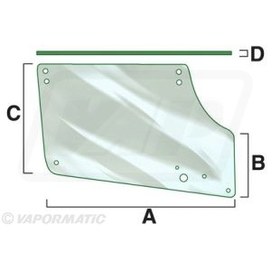 Prawe drzwi John Deere  1640 2040 2040S 1550 1750 1850 1950 2250 2450 2650 2850 