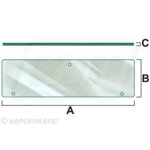 Dolna tylna szyba Case  