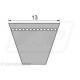 Pasek wentylatora Landini Massey  5830 253 362 362N 372 372N 382 382N 
